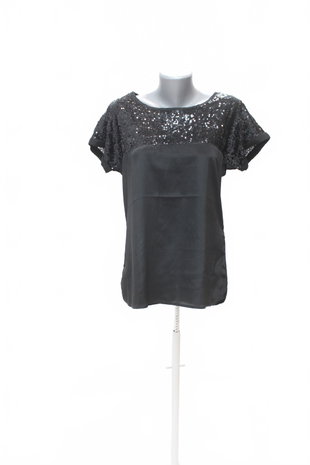 Damen -T-ShirtReservedohne Aufdruck,farbeschwarz,größe38