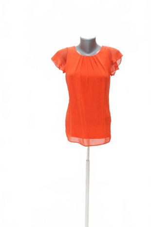 Damen -T-ShirtOrsayohne Aufdruck,farberot,größeS