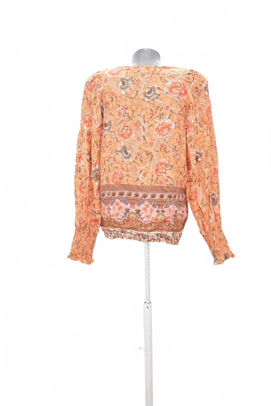 Damen -T-ShirtSheinohne Aufdruck,farbegeblümt,größeM