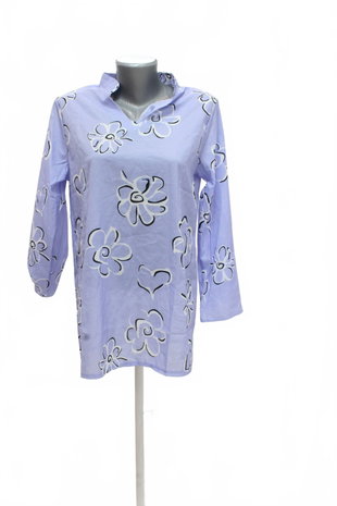 Damen -T-ShirtGenesisohne Aufdruck,farbegeblümt,größeL