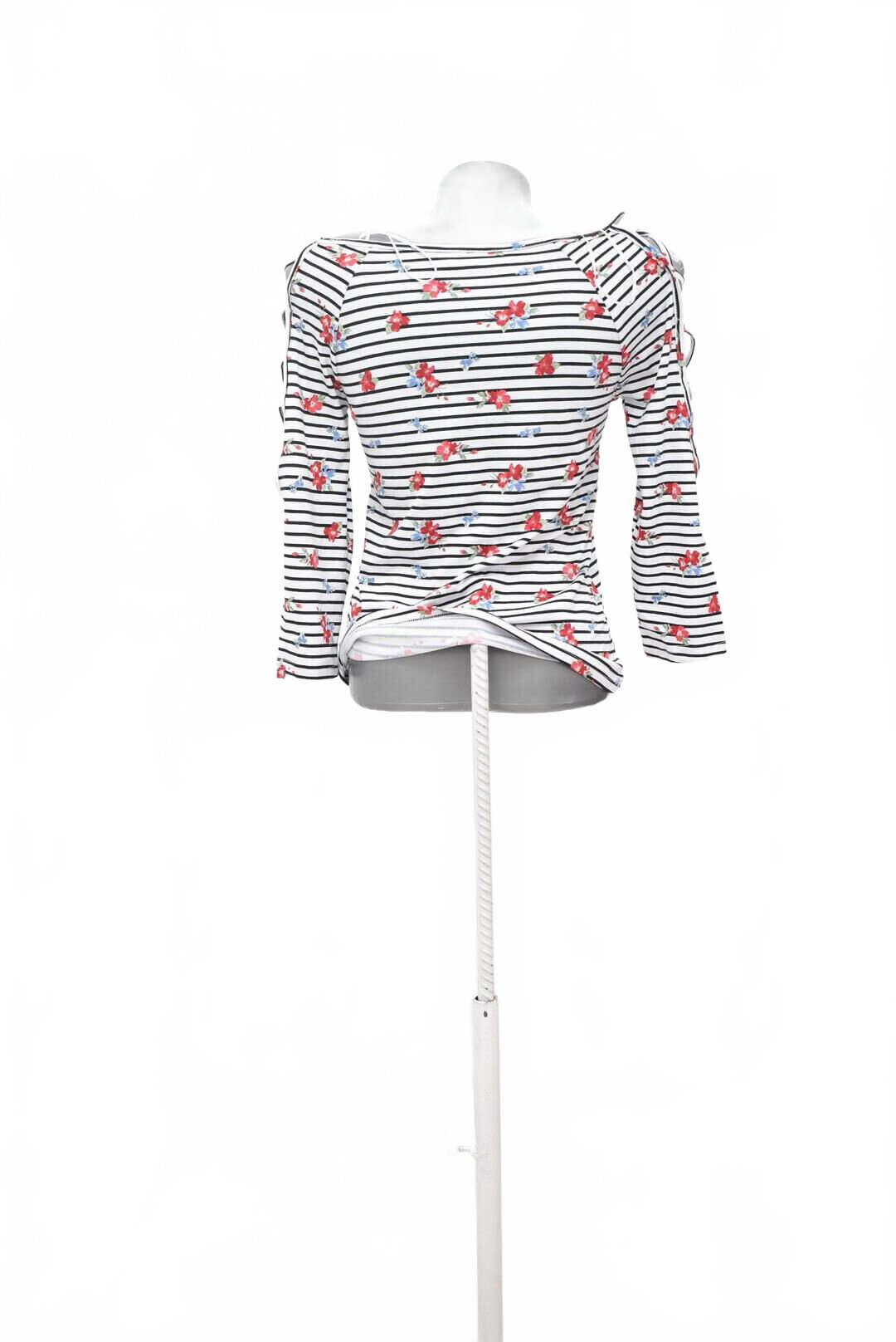 Damen -T-ShirtJaninaohne Aufdruck,farbegestreift,größeXS