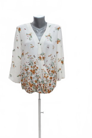 Damen -T-ShirtH&Mohne Aufdruck,farbegeblümt,größe40