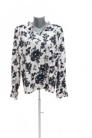 Damen -T-ShirtSheinohne Aufdruck,farbegeblümt,größe44