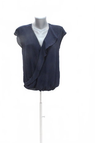 Damen -T-ShirtOrsayohne Aufdruck,farbeblau,größe34
