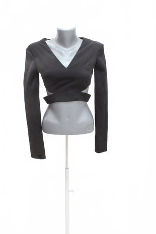 Damen -T-ShirtTopshopohne Aufdruck,farbeschwarz,größe36