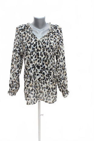 Damen -T-ShirtGenesisohne Aufdruck,farbeanimal-print,größe42