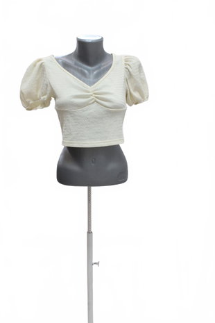 Damen -T-ShirtSheinohne Aufdruck,farbebeige,größeS