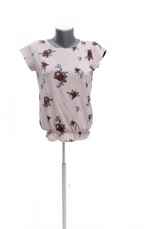 Damen -T-ShirtOrsayohne Aufdruck,farbegeblümt,größeS