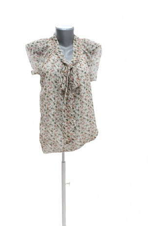Damen -T-ShirtOnlyohne Aufdruck,farbegeblümt,größe38