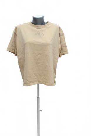 Damen -T-ShirtFilaohne Aufdruck,farbebeige,größeXS