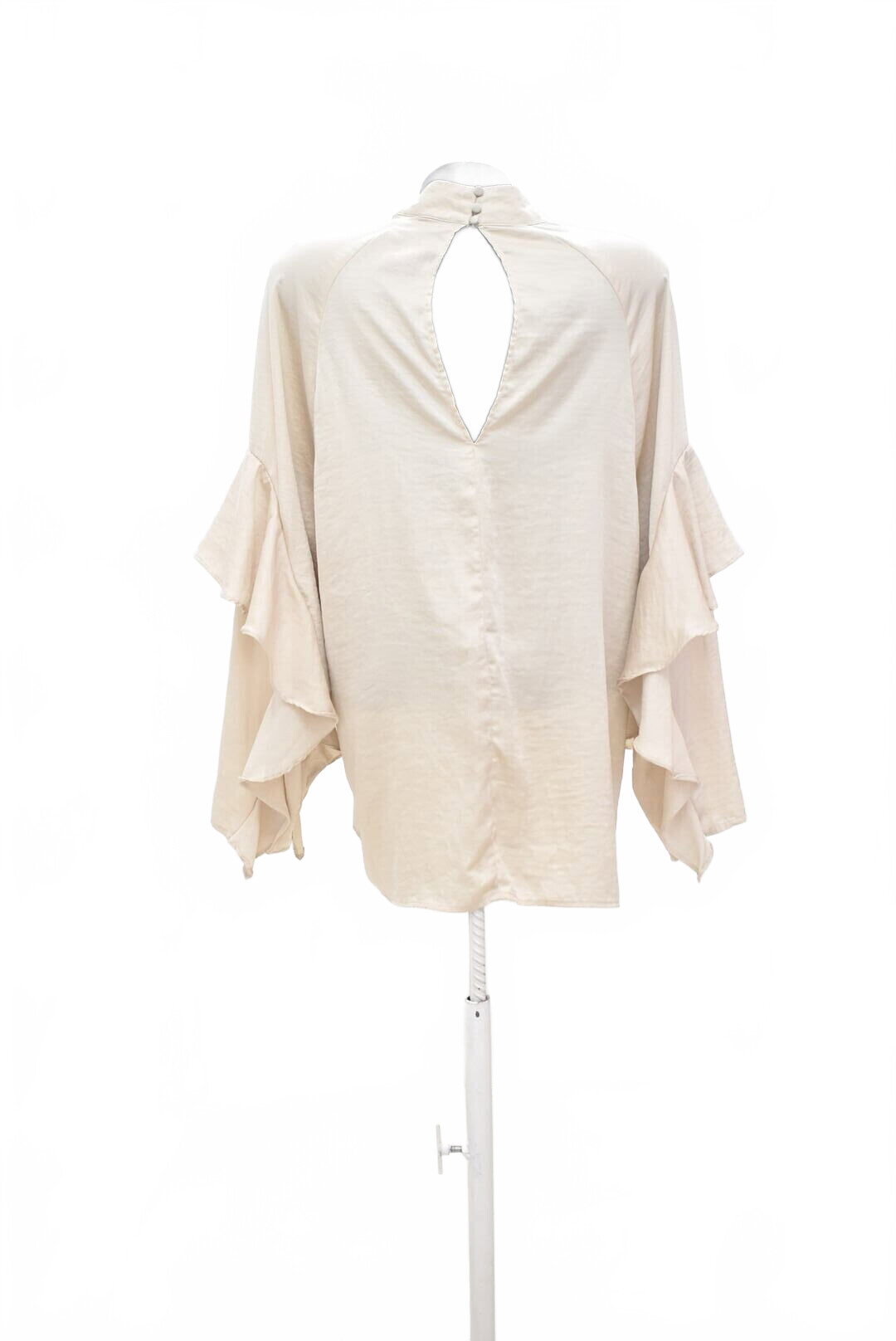 Damen -T-ShirtH&Mohne Aufdruck,farbebeige,größe40