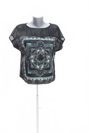 Damen -T-ShirtGenesisohne Aufdruck,farbegemustert,größeM