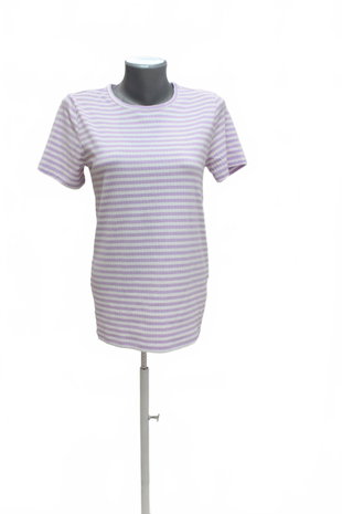 Damen -T-ShirtPiecesohne Aufdruck,farbegestreift,größeXL
