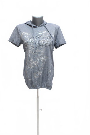 Damen -T-ShirtGenesismit Aufdruck,farbeblau,größe36