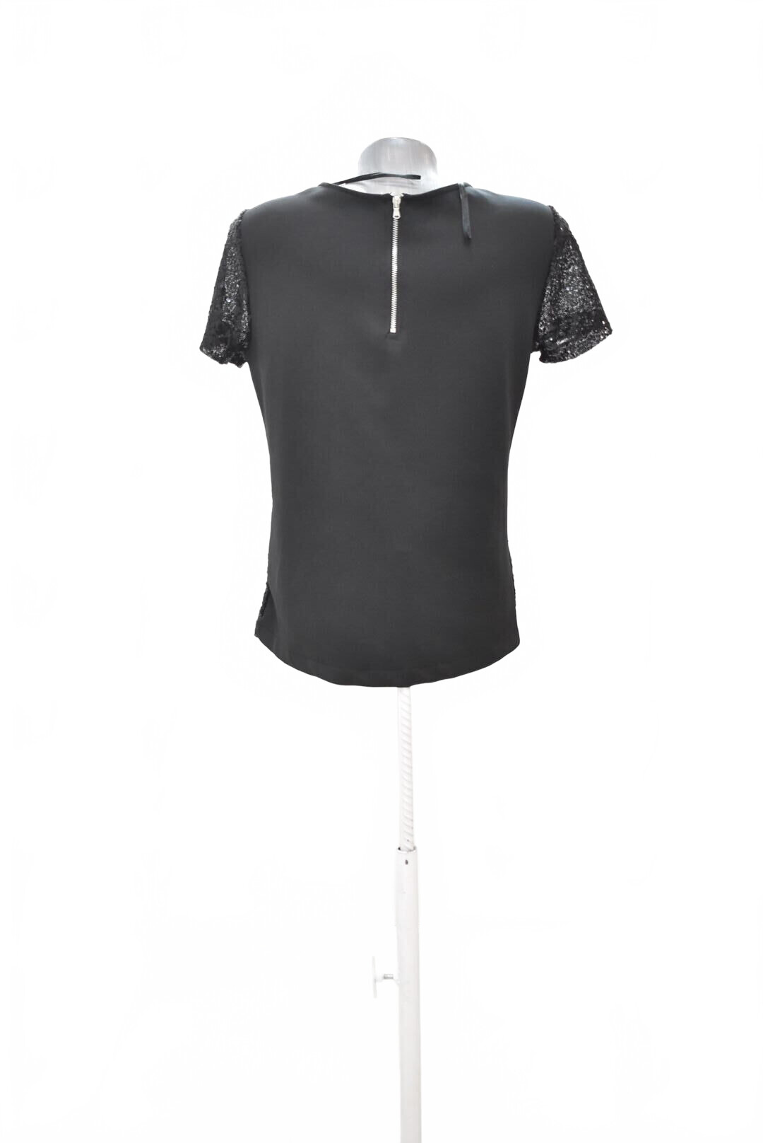Damen -T-ShirtC&Aohne Aufdruck,farbeschwarz,größeL