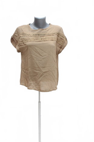 Damen -T-ShirtGenesisohne Aufdruck,farbebraun,größeS