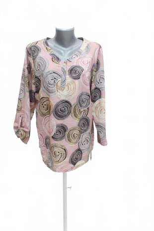 Damen -T-ShirtGenesisohne Aufdruck,farbegemustert,größe46