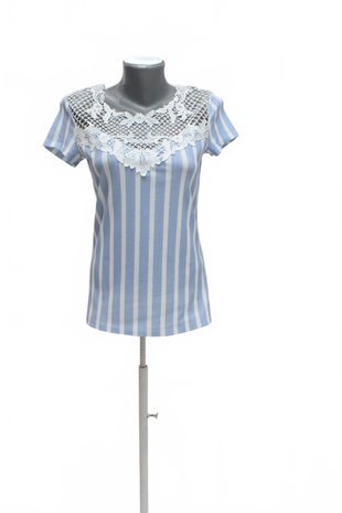Damen -T-ShirtOrsayohne Aufdruck,farbegestreift,größeS