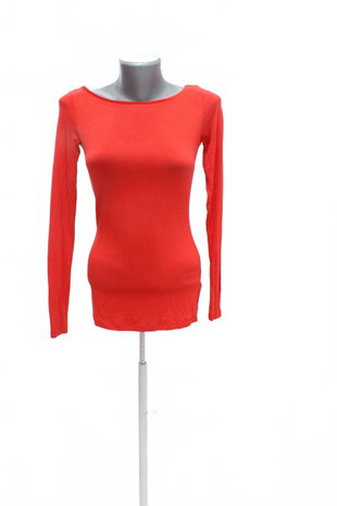 Damen -T-ShirtGenesisohne Aufdruck,farberot,größeS