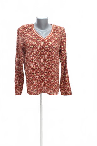 Damen -T-ShirtGenesisohne Aufdruck,farbegemustert,größeM