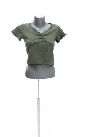 Damen -T-ShirtGenesisohne Aufdruck,farbekhaki,größe40