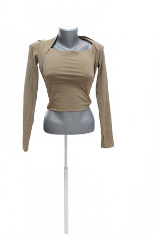 Damen -T-ShirtGenesisohne Aufdruck,farbebraun,größeS