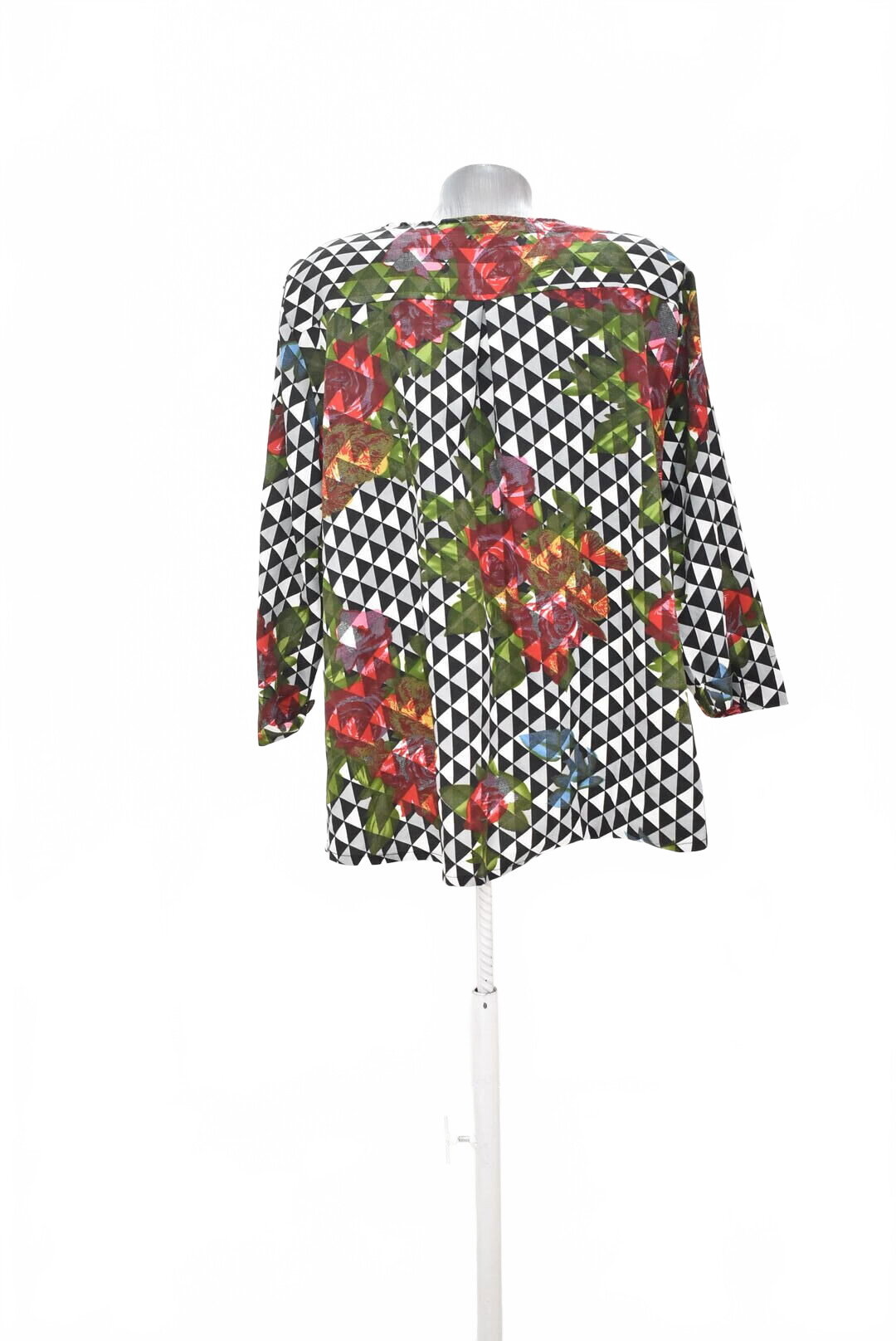 Damen -T-ShirtGenesisohne Aufdruck,farbegeblümt,größe2XL
