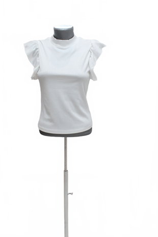 Damen -T-ShirtGenesisohne Aufdruck,farbeweiss,größeM