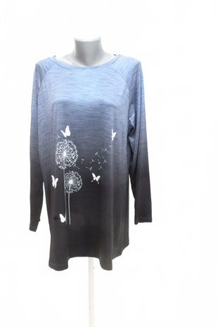 Damen -T-ShirtGenesismit Aufdruck,farbemehrfarbig,größe2XL