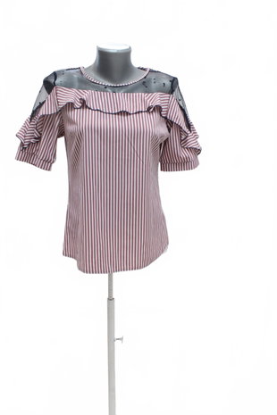 Damen -T-ShirtGenesisohne Aufdruck,farbegestreift,größe44