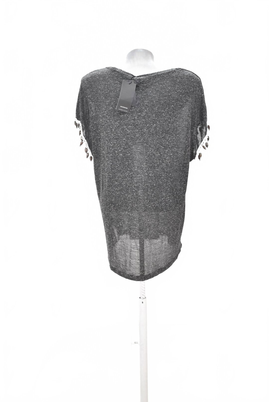Damen -T-ShirtReservedohne Aufdruck,farbegrau,größeL