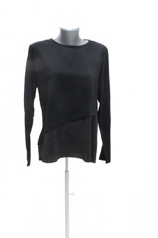 Damen -T-ShirtBelovedohne Aufdruck,farbeschwarz,größe2XL