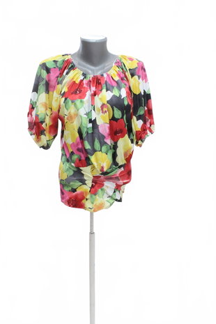 Damen -T-ShirtGenesisohne Aufdruck,farbegeblümt,größeL