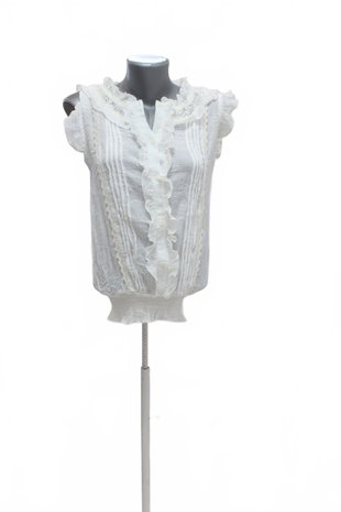 Damen -T-ShirtGenesisohne Aufdruck,farbeweiss,größeM