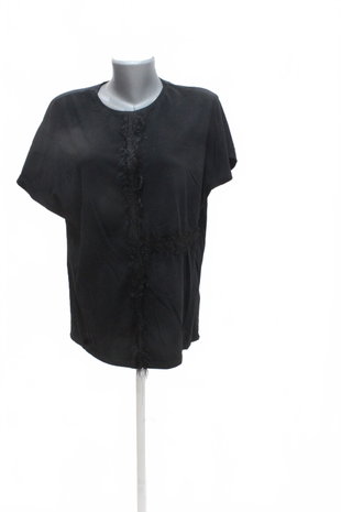 Damen -T-ShirtZaraohne Aufdruck,farbeschwarz,größeS