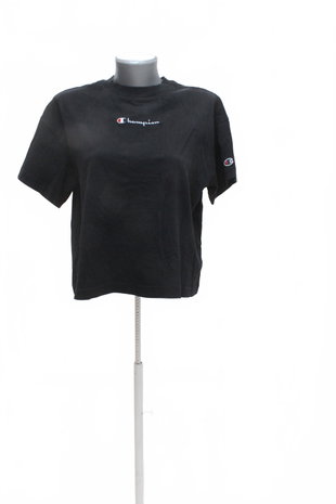 Damen -T-ShirtChampionohne Aufdruck,farbeschwarz,größeL