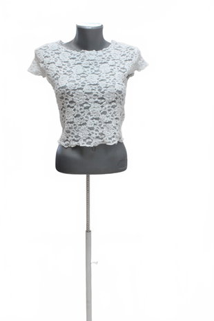 Damen -T-ShirtPage Oneohne Aufdruck,farbeweiss,größeS