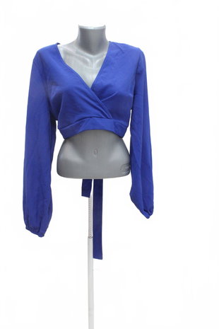 Damen -T-ShirtSheinohne Aufdruck,farbeblau,größeXL