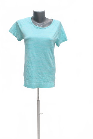 Damen -T-ShirtF&Fohne Aufdruck,farbetůrkis,größeM