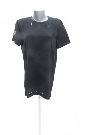 Damen -T-ShirtUncs/Uncle Samohne Aufdruck,farbeschwarz,größeXL