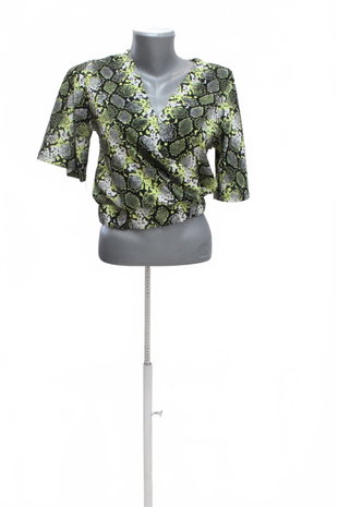 Damen -T-ShirtJennyferohne Aufdruck,farbeanimal-print,größeS