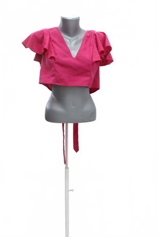 Damen -T-ShirtSheinohne Aufdruck,farberute,größeXL