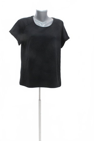 Damen -T-ShirtEsmaraohne Aufdruck,farbeschwarz,größeL