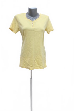 Damen -T-ShirtGenesisohne Aufdruck,farbegelb,größeM