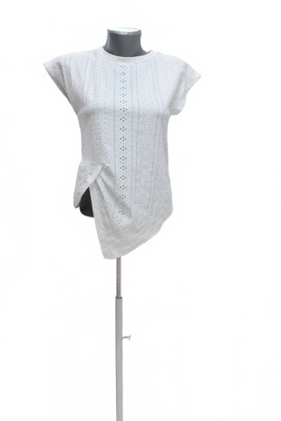 Damen -T-ShirtSheinohne Aufdruck,farbeweiss,größeM