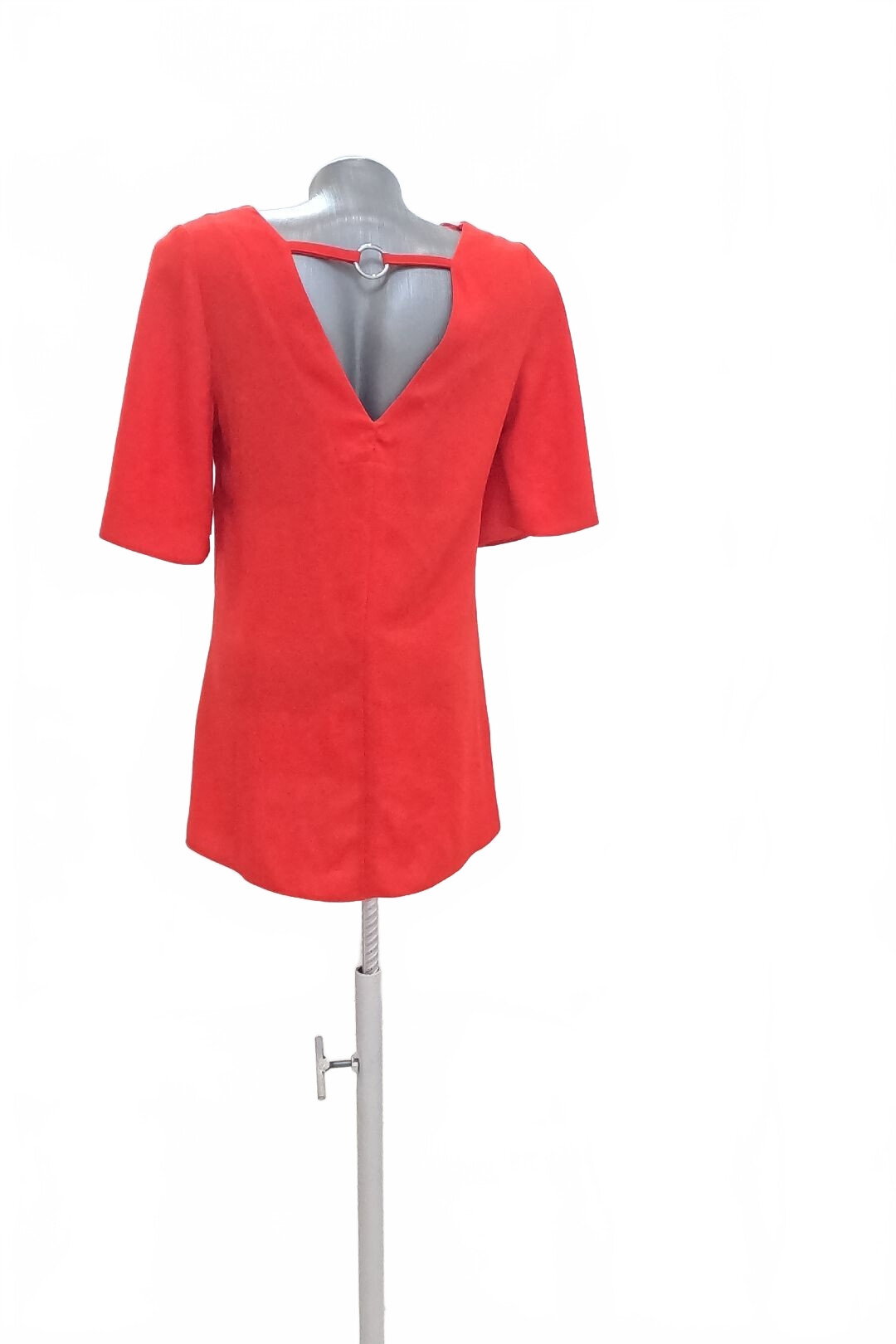 Damen -T-ShirtF&Fohne Aufdruck,farberot,größe34
