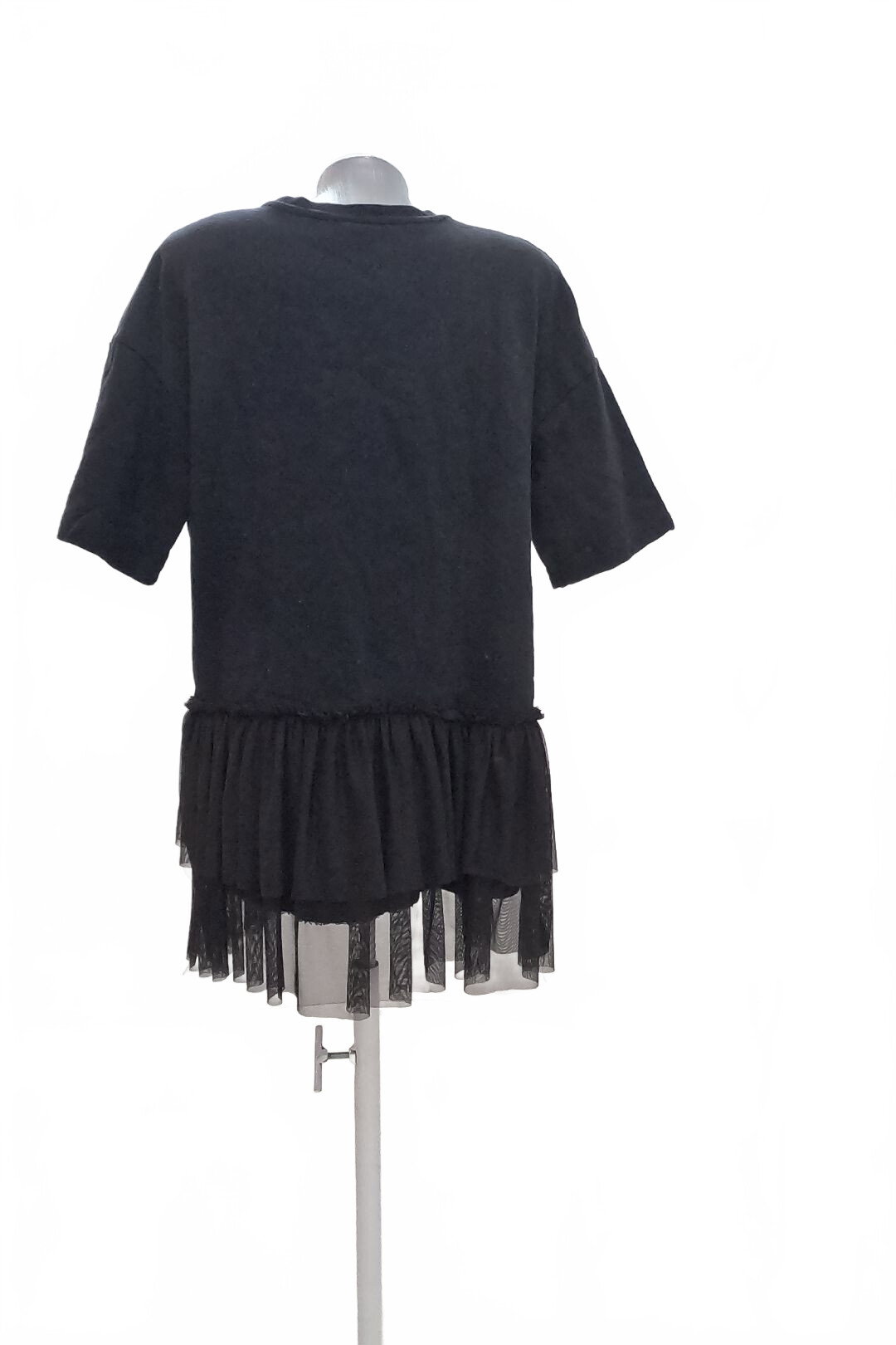 Damen -T-ShirtC&Aohne Aufdruck,farbeschwarz,größeM