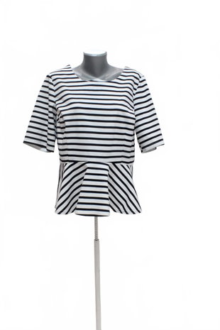 Damen -T-ShirtGenesisohne Aufdruck,farbegestreift,größe42