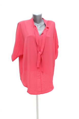 Damen -T-ShirtSheinohne Aufdruck,farberute,größeL