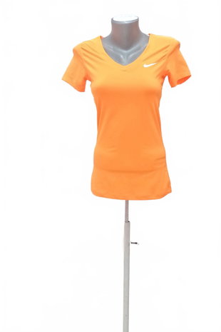 Damen -T-ShirtNikeohne Aufdruck,farbeorange,größeS